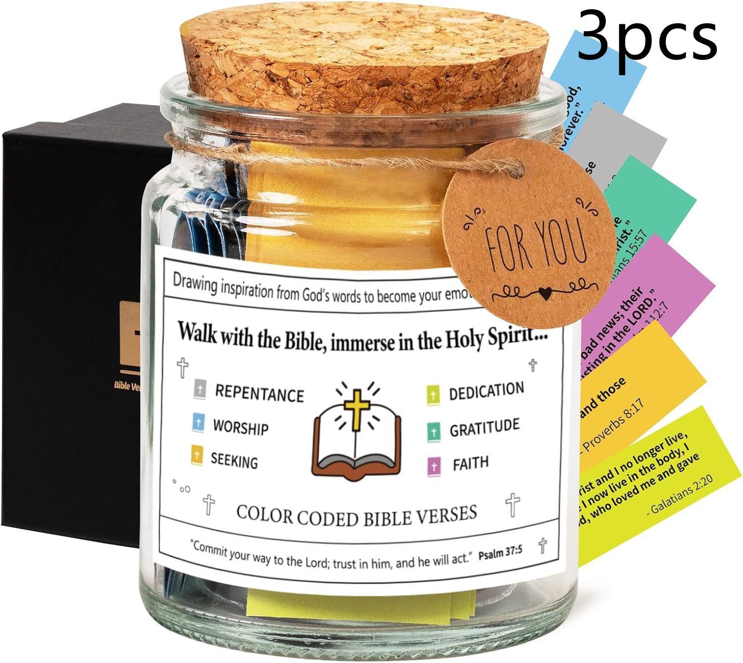 Bible Verses in a Jar 90 Verses Jar